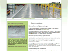 Tablet Screenshot of epoxycoating.be
